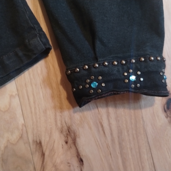 BrazilRoxx glamorous embroidered and beaded denim suit - Picture 7 of 17